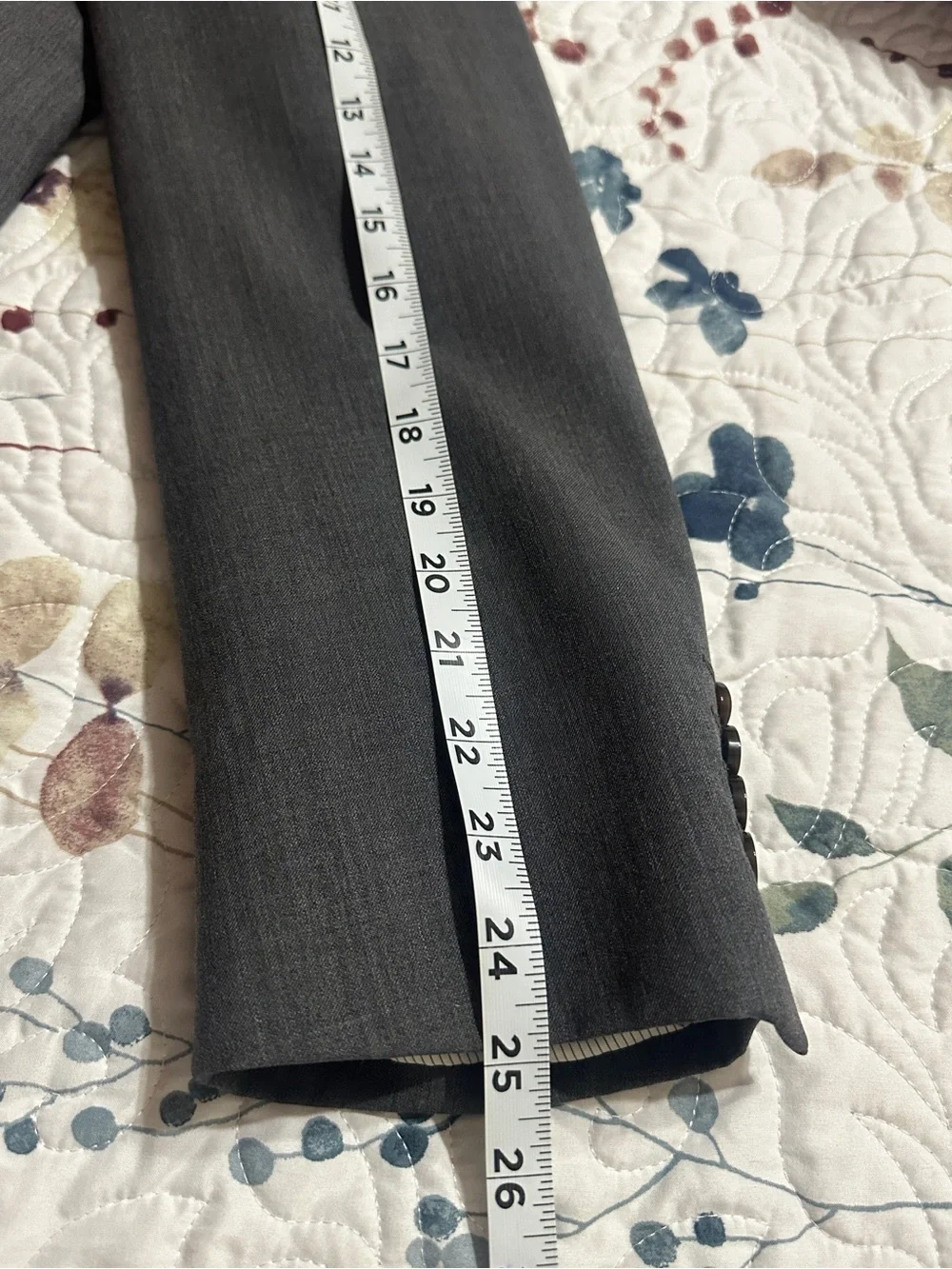 Stafford Smart Wash Machine Washable Gray Suit 2-Piece Set Men's 50R / 42x27
